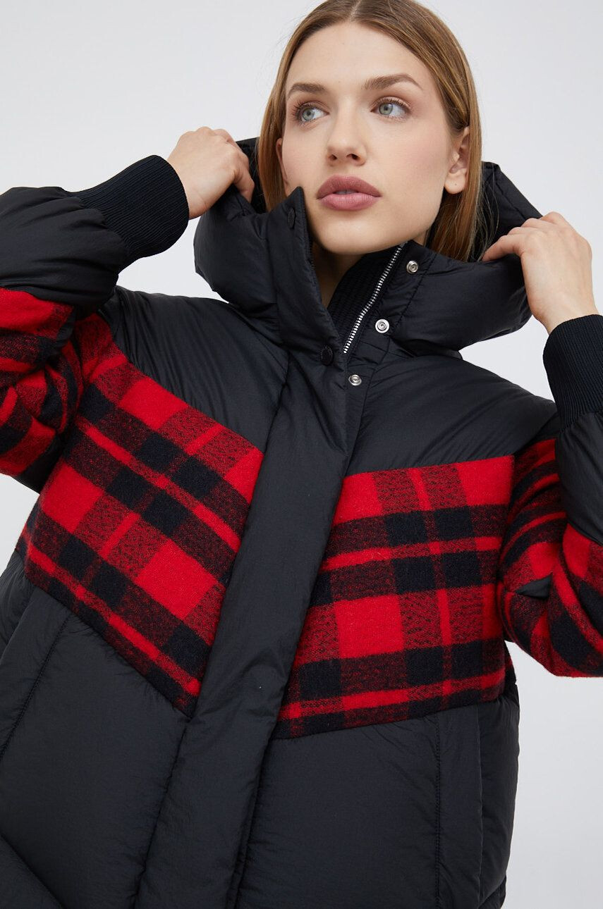 Woolrich pehelydzseki női fekete téli oversize - Pepit.hu