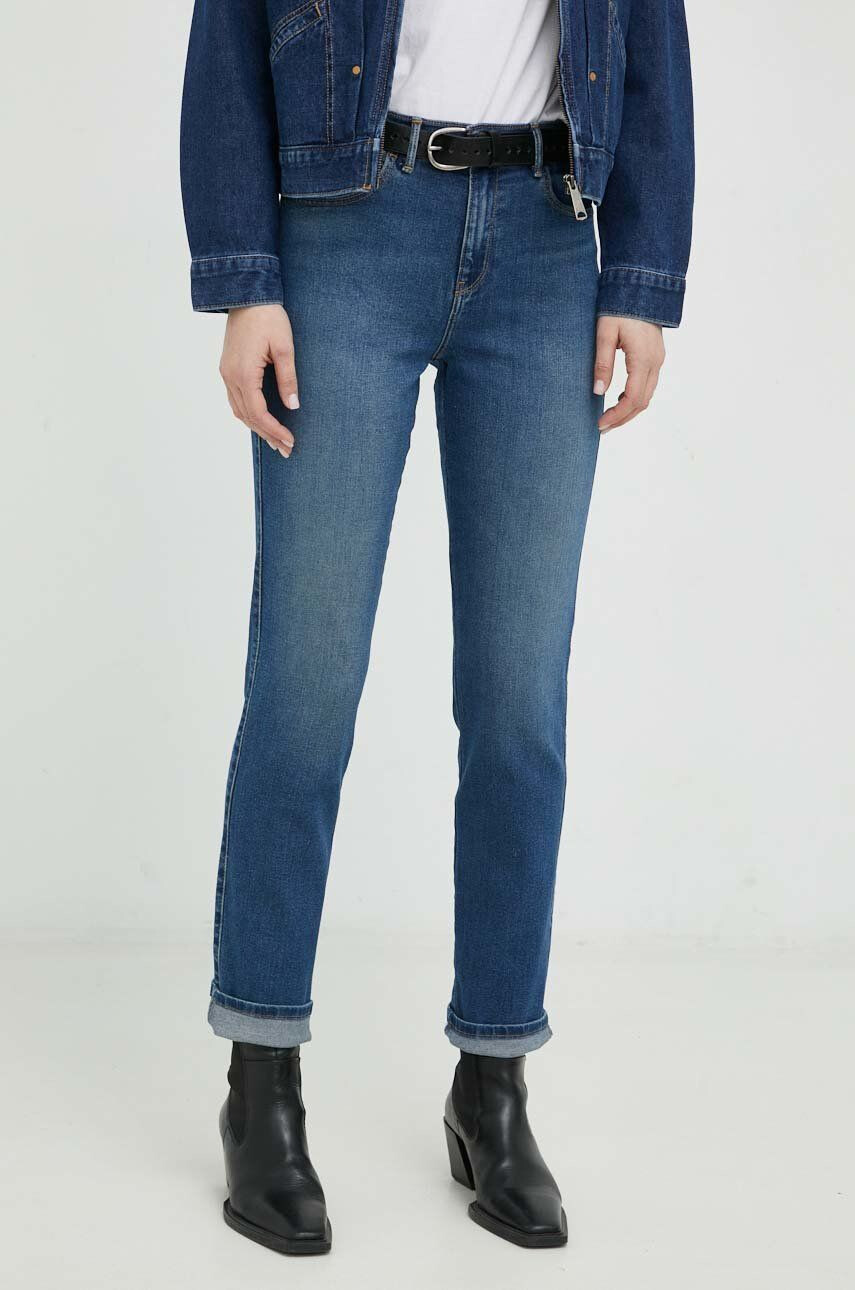 Wrangler farmer Slim Blue Noise női magas derekú - Pepit.hu