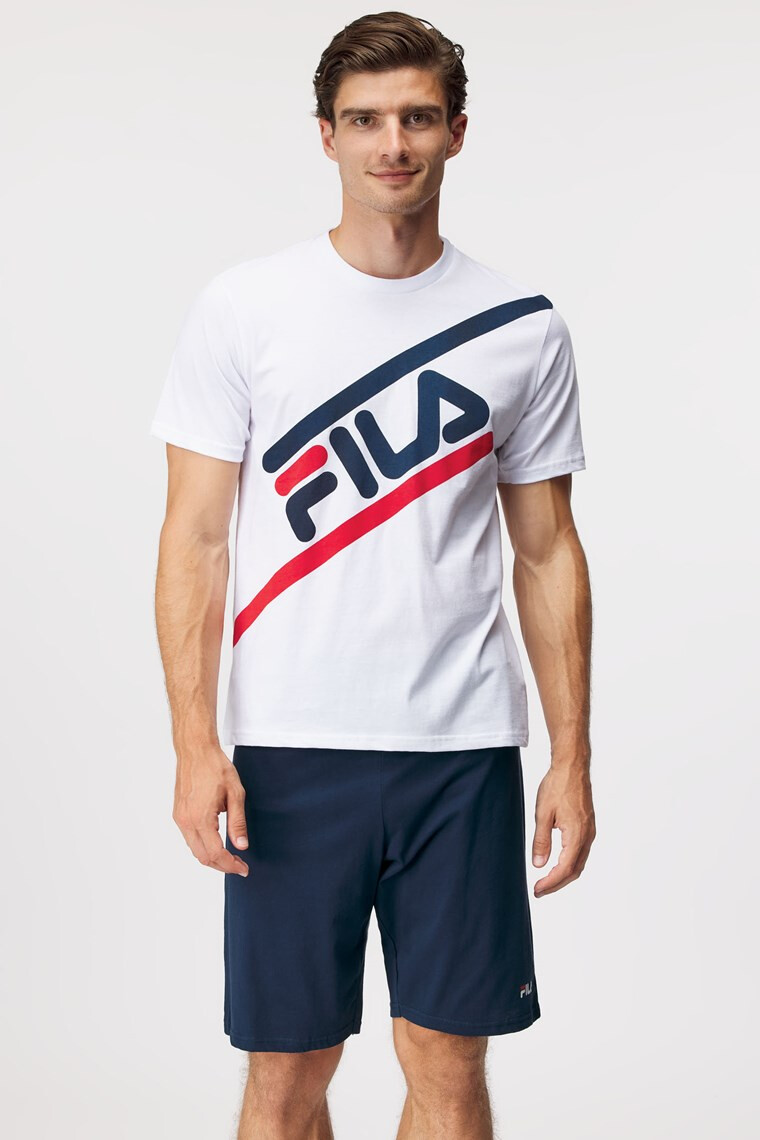 FILA Jersey fehér-kék pizsama - Pepit.hu