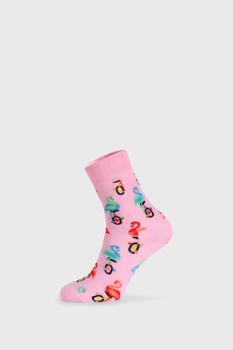 Happy Socks Flamingo Half Crew zokni - Pepit.hu