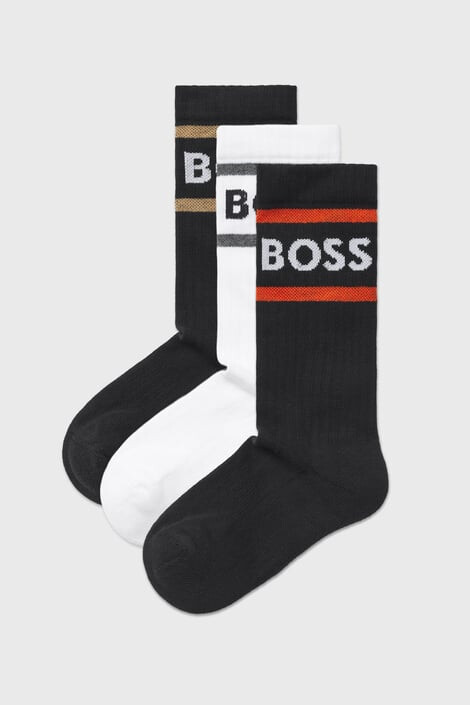 HUGO BOSS 3PACK BOSS Rib Stripe zokni - Pepit.hu