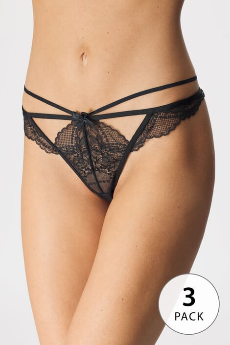 Hunkemöller 3 PACK Lauren tangabugyi - Pepit.hu