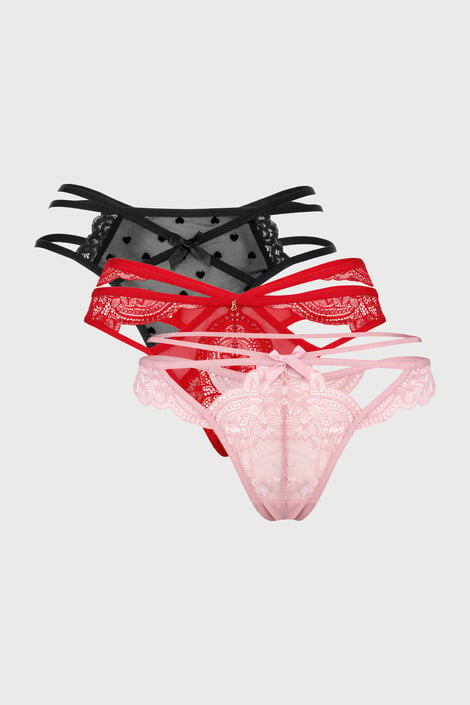 Hunkemöller 3 PACK Lili tanga - Pepit.hu