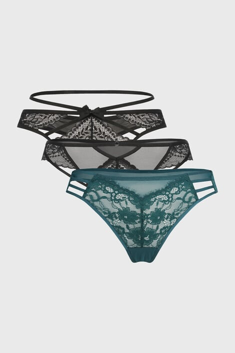 Hunkemöller 3 PACK Sara tanga - Pepit.hu