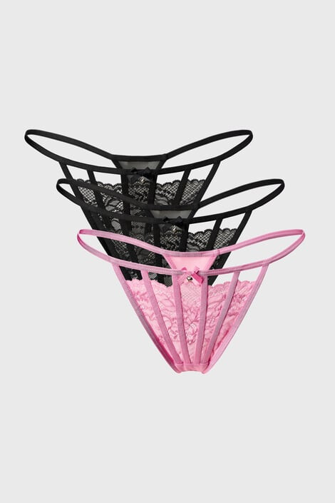 Hunkemöller 3PACK Iris tanga - Pepit.hu