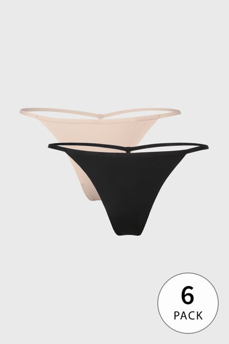 Hunkemöller 6 PACK Invisible tanga bugyi - Pepit.hu