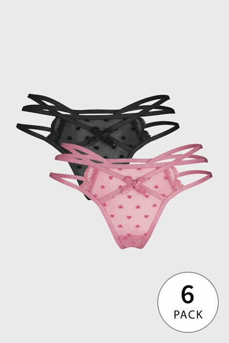 Hunkemöller 6 PACK Melda tangabugyi - Pepit.hu