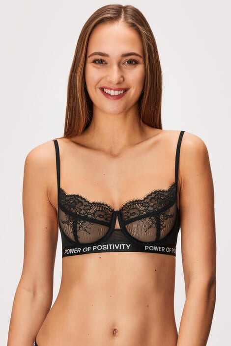 Hunkemöller Honey Black bélés nélküli melltartó - Pepit.hu