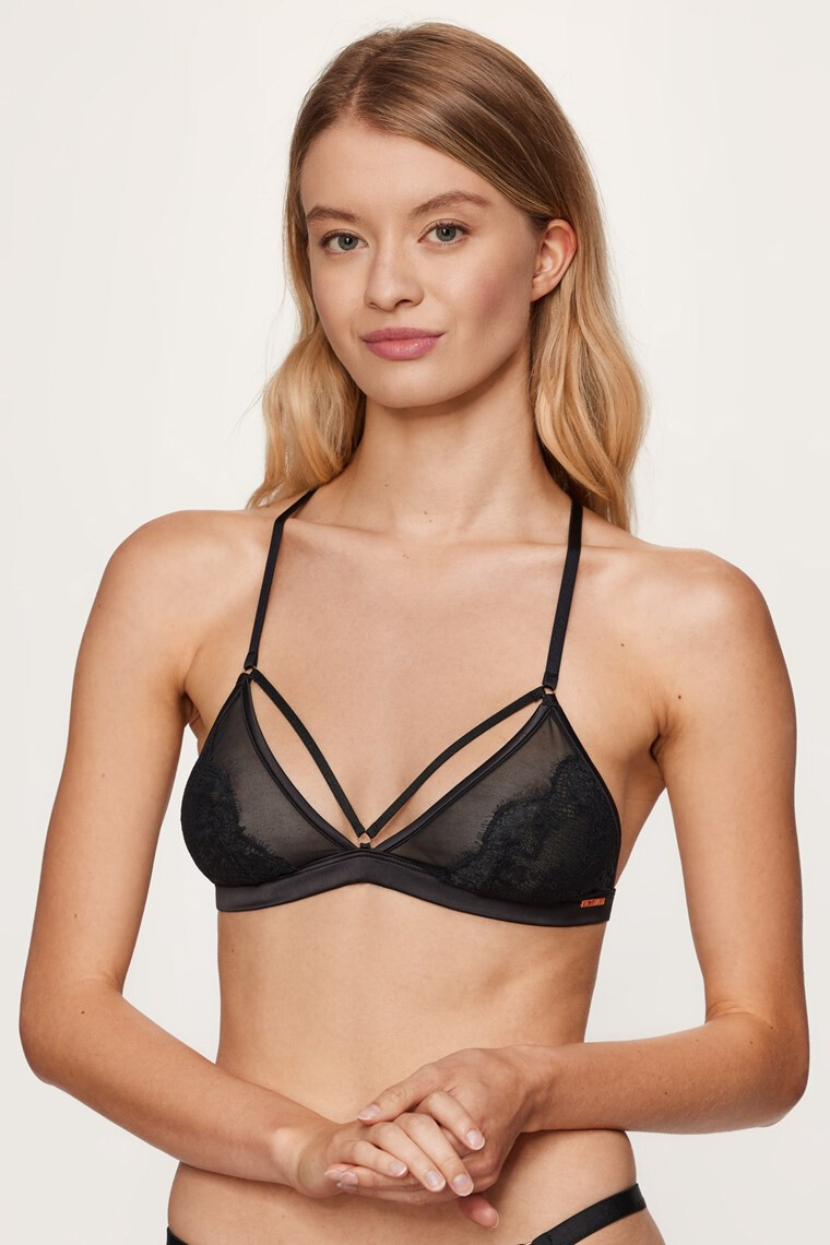 Hunkemöller Kristin fekete Bralette melltartó - Pepit.hu