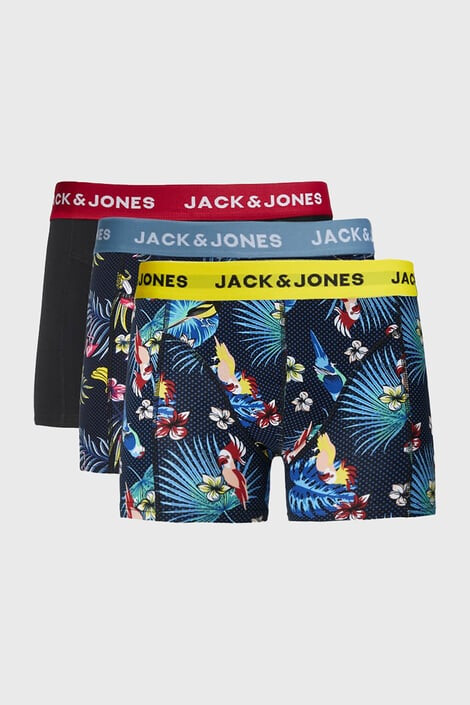 Jack & Jones 3PACK JACK AND JONES Flower bird boxeralsó - Pepit.hu