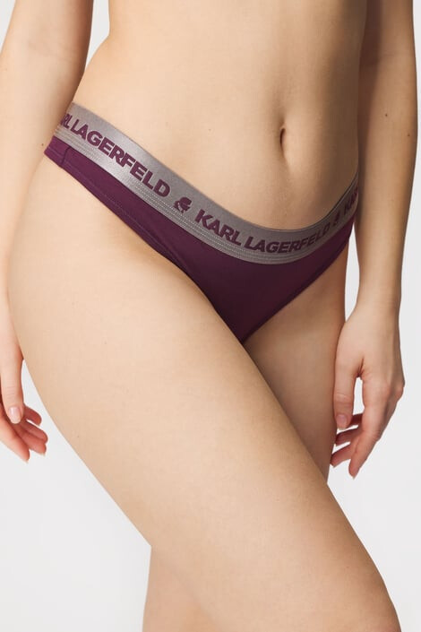 Karl Lagerfeld Metallic sportos tanga - Pepit.hu