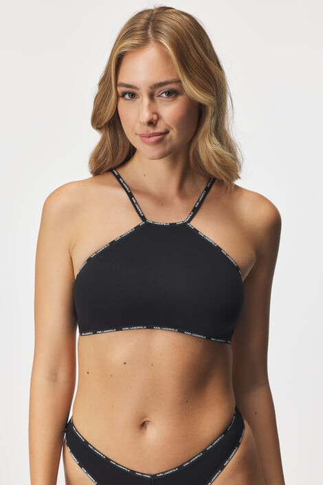 Karl Lagerfeld Mini Logo Halter Bralette melltartó - Pepit.hu