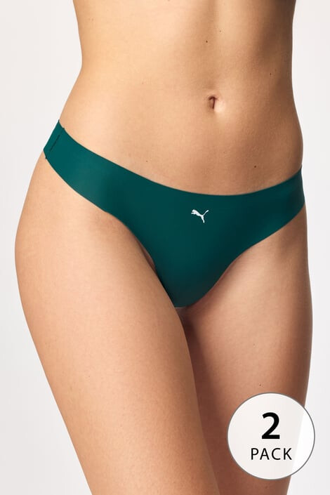 PUMA 2PACK Seamless Green tanga - Pepit.hu