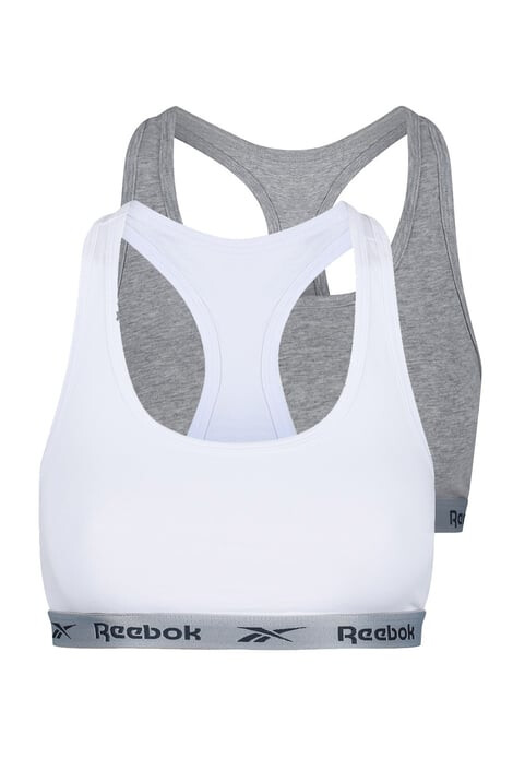 Reebok női crop top 2 db 1 csomagban szürke és fehér - Pepit.hu