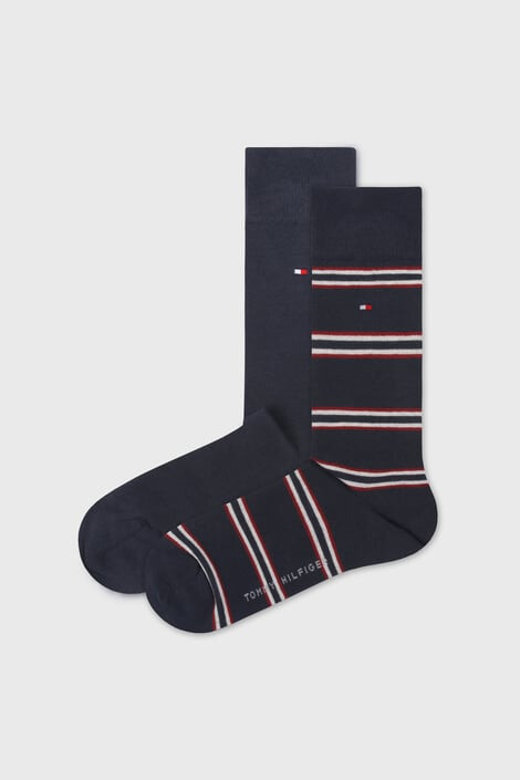 Tommy Hilfiger 2 PACK Stripe OC magasszárú zokni - Pepit.hu