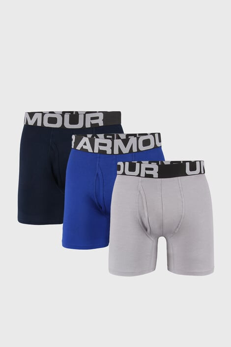 Under Armour 3 DB kékes-szürke boxeralsó Cotton - Pepit.hu