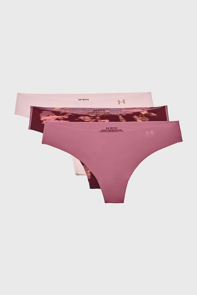 Under Armour 3 PACK Thong Pink tangabugyi - Pepit.hu