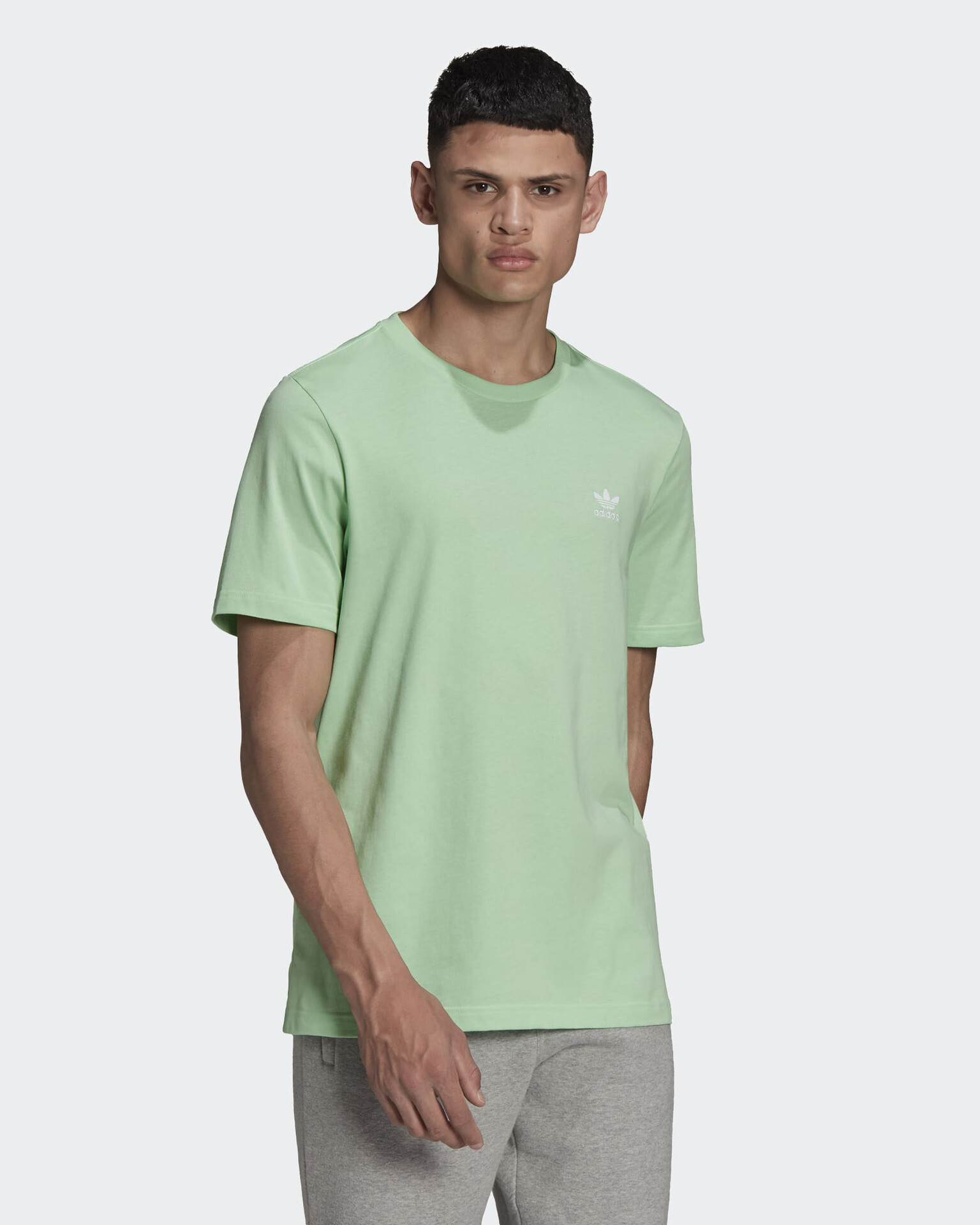 adidas Originals Loungewear Adicolor Essentials Trefoil Póló Zöld - Pepit.hu