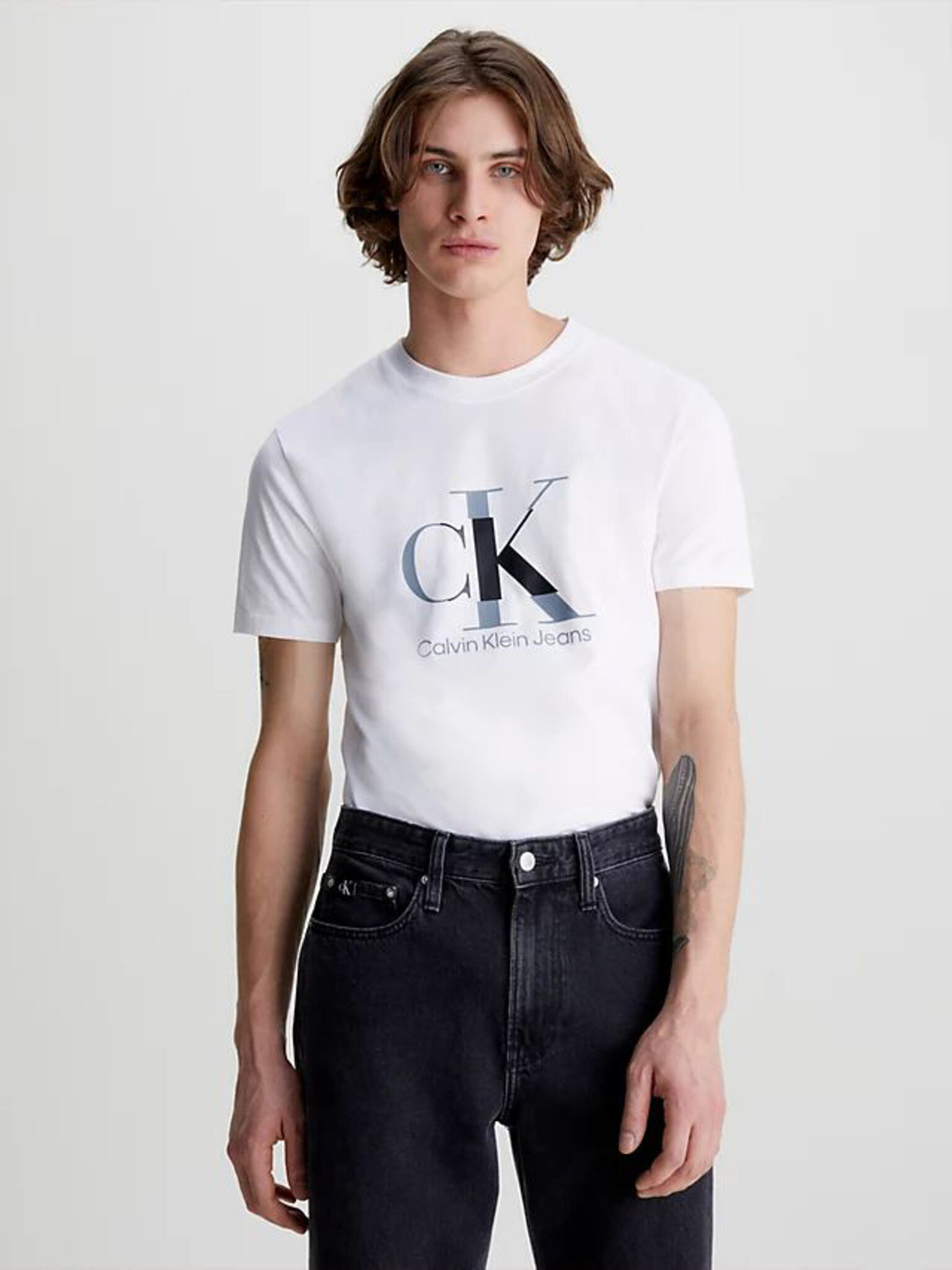 Calvin Klein Jeans Póló Fehér - Pepit.hu