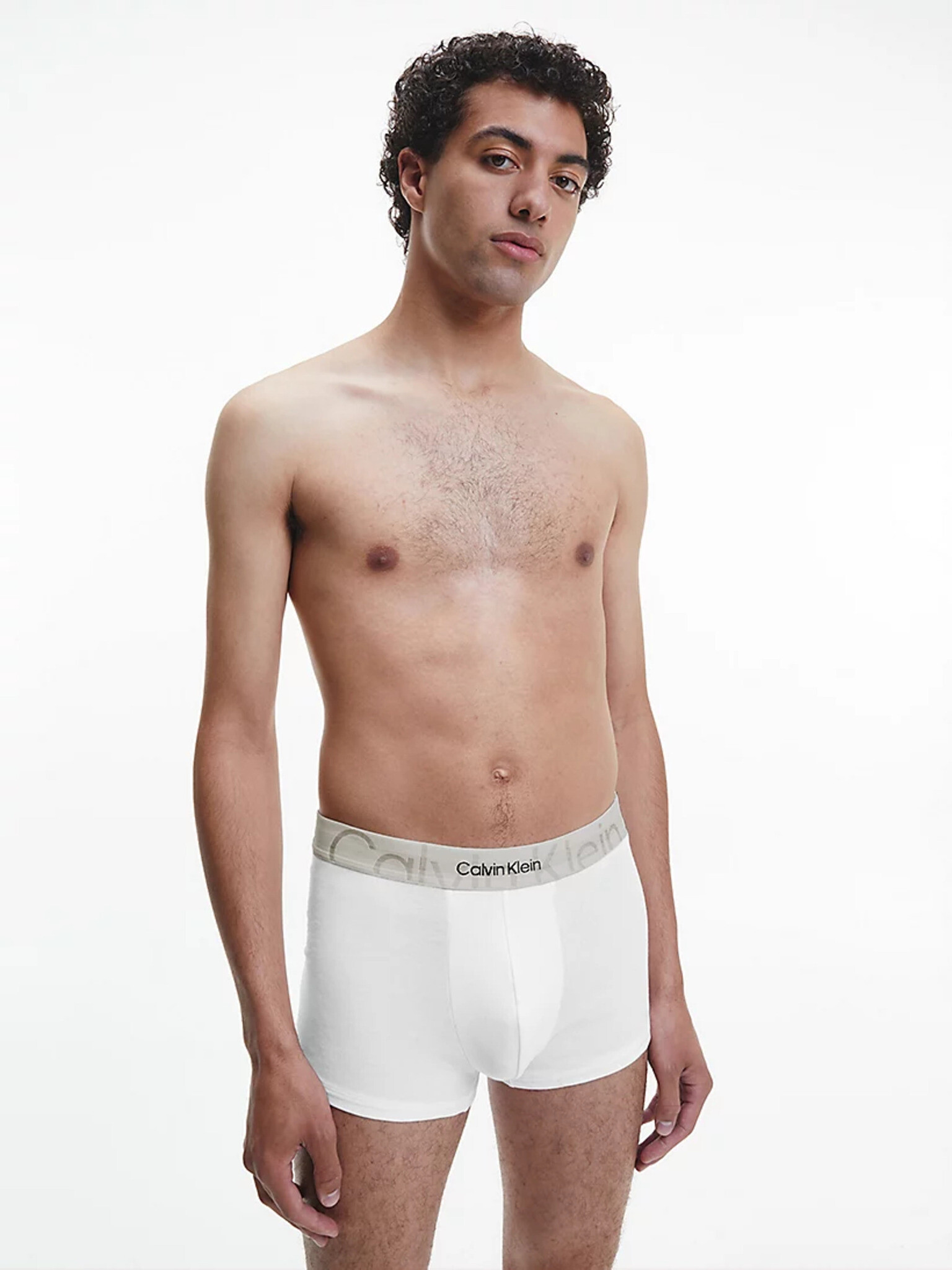 Calvin Klein Underwear Embossed Icon Boxeralsó Fehér - Pepit.hu