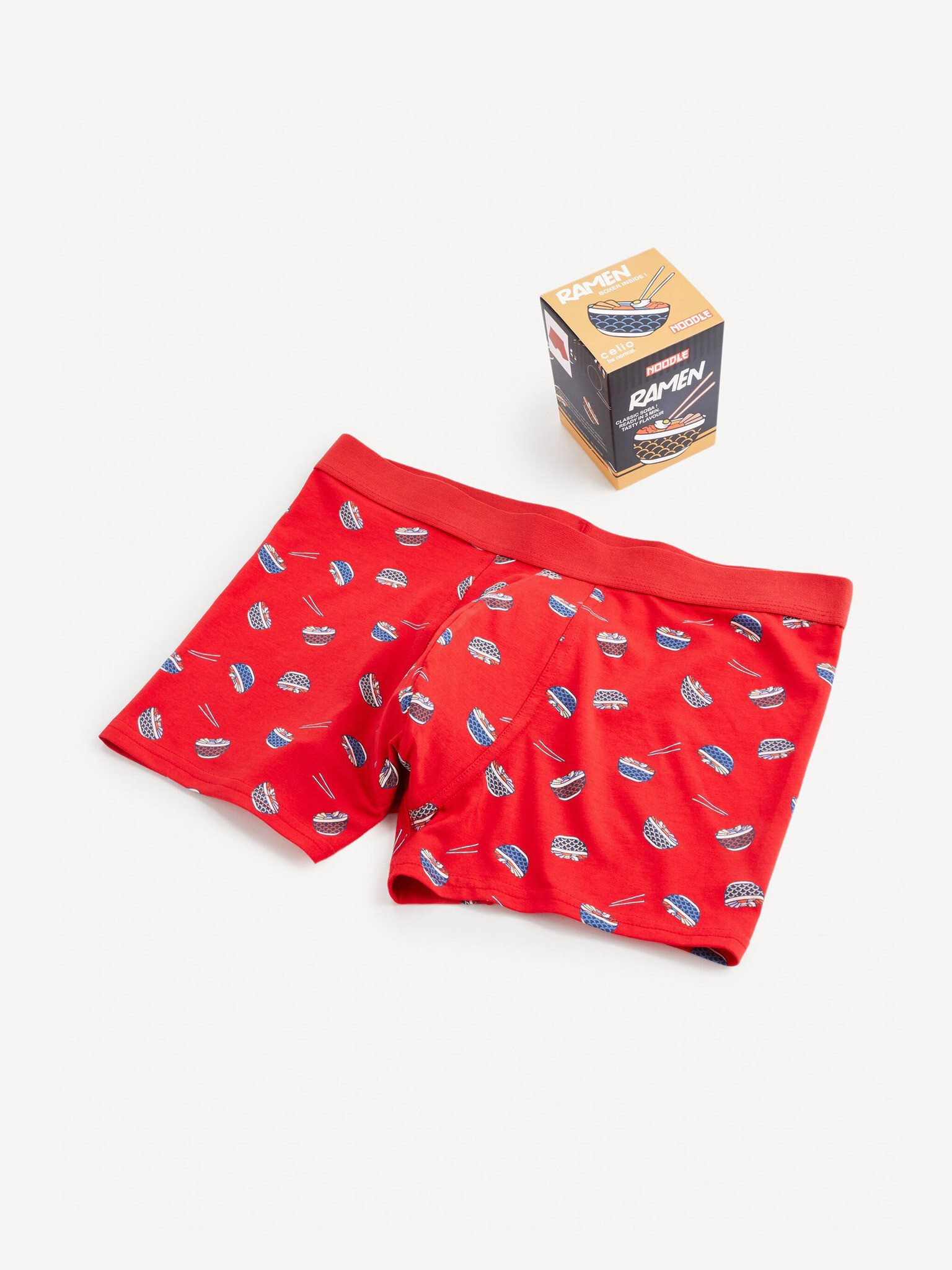 Celio Ramen Boxeralsó Piros - Pepit.hu