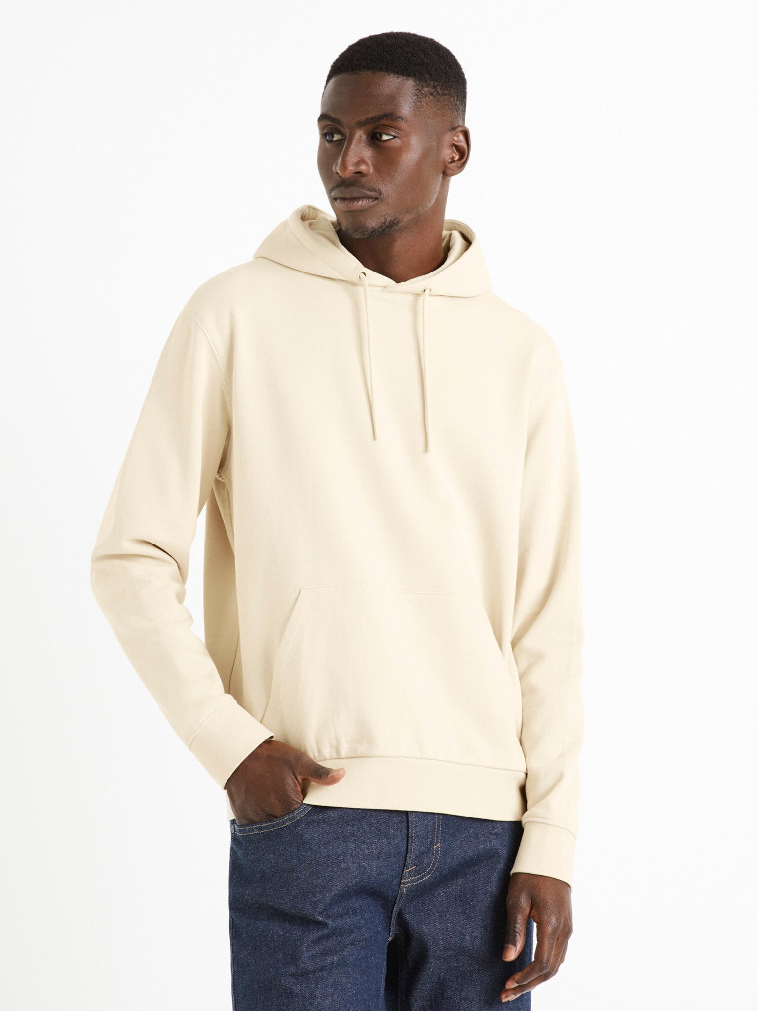 Celio Tehoodie Melegítő felső Bézs - Pepit.hu