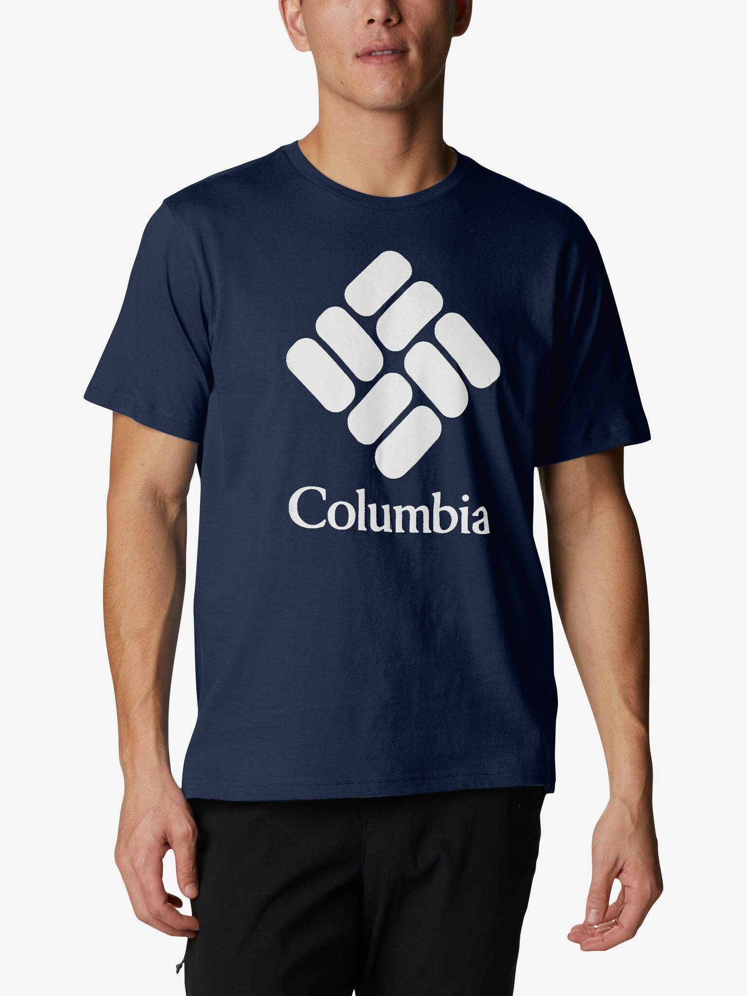 Columbia Trek™ Logo Short Sleeve Póló Kék - Pepit.hu