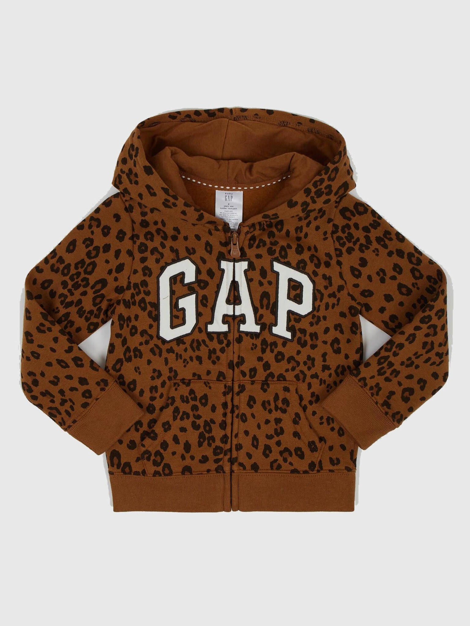 GAP Leopard Gyerek Melegítő felső Barna - Pepit.hu