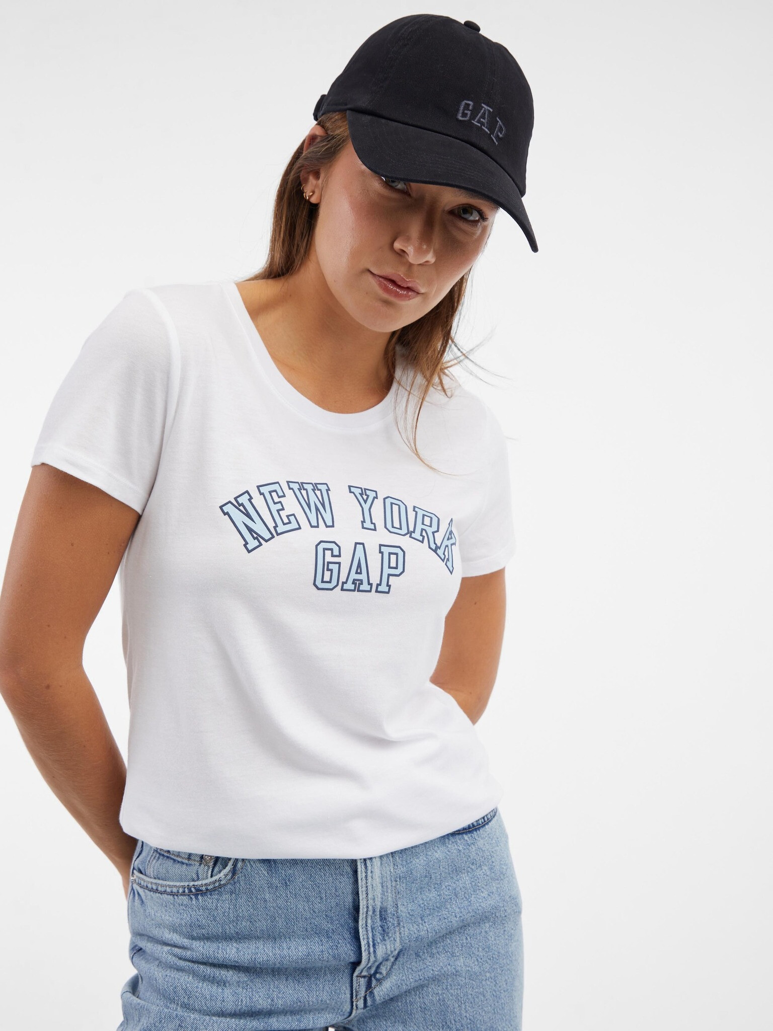 GAP New York Póló Fehér - Pepit.hu