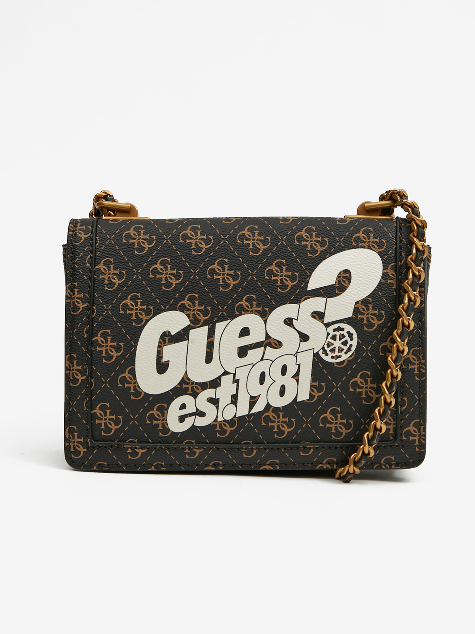 Guess Abey Convertible Xbody Flap Kézitáska Barna - Pepit.hu