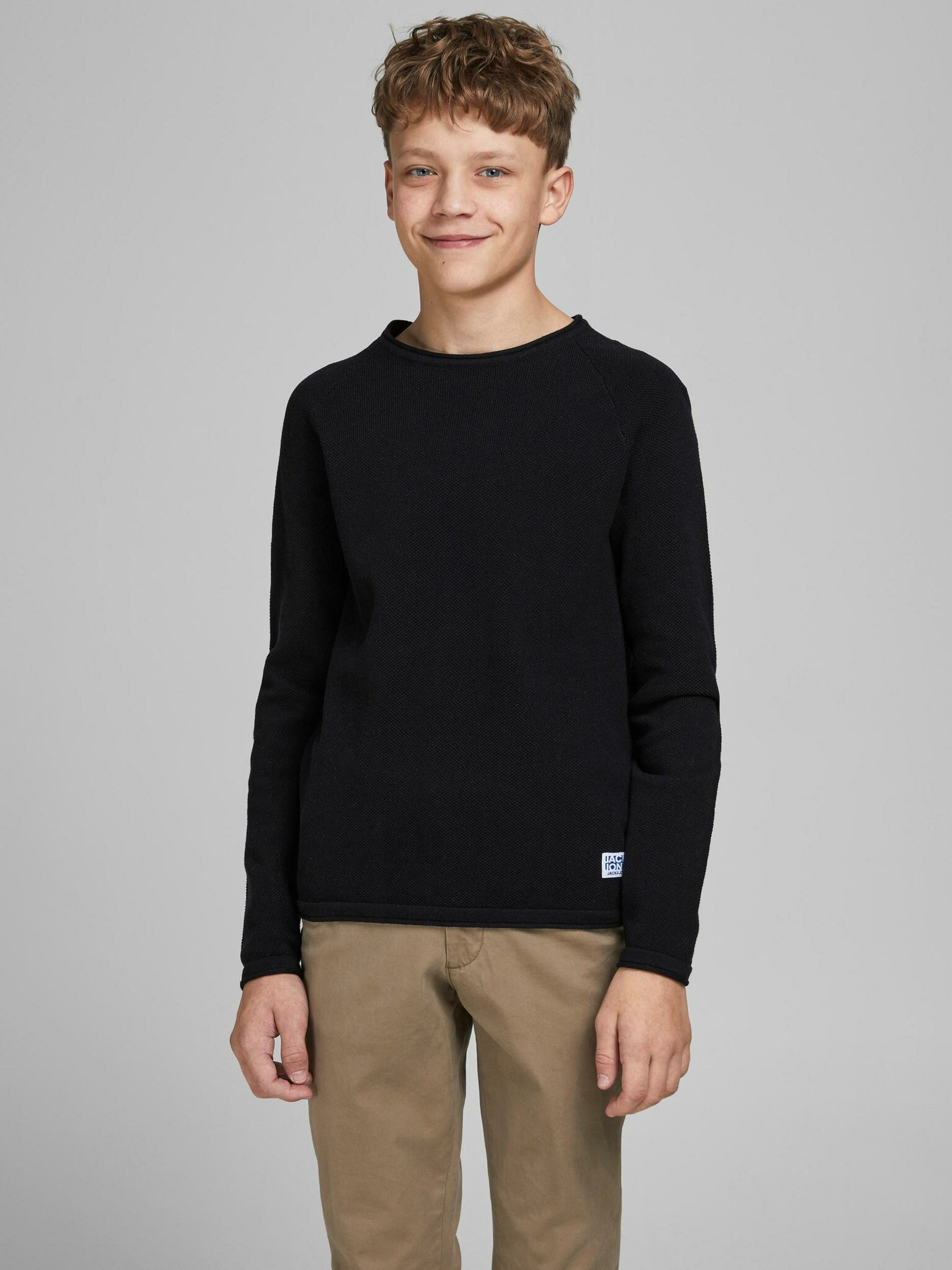 Jack & Jones Ehill Gyerek pulóver Fekete - Pepit.hu