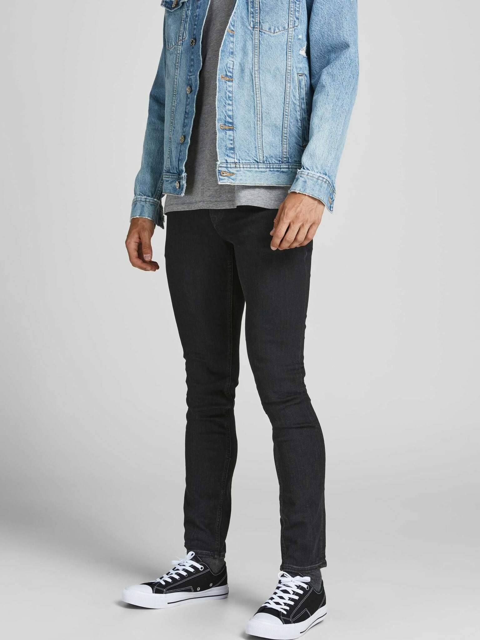 Jack & Jones Liam Farmernadrág Fekete - Pepit.hu