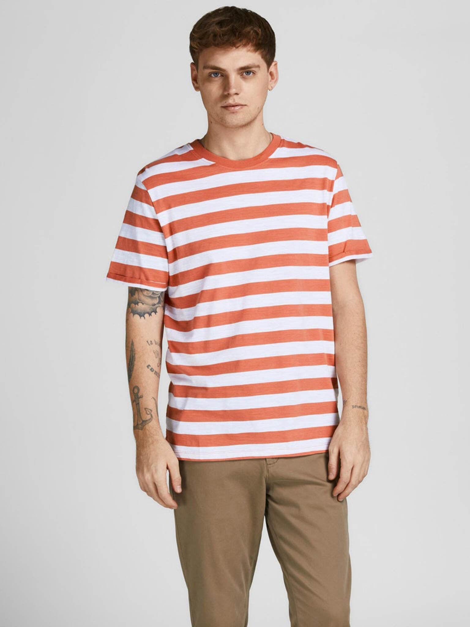 Jack & Jones Tropic Póló Narancssárga - Pepit.hu