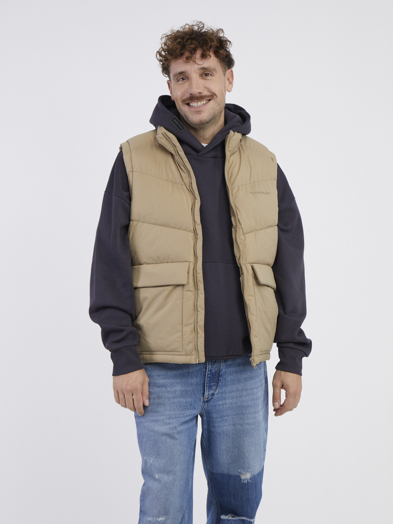 Jack & Jones Vester Mellény Bézs - Pepit.hu