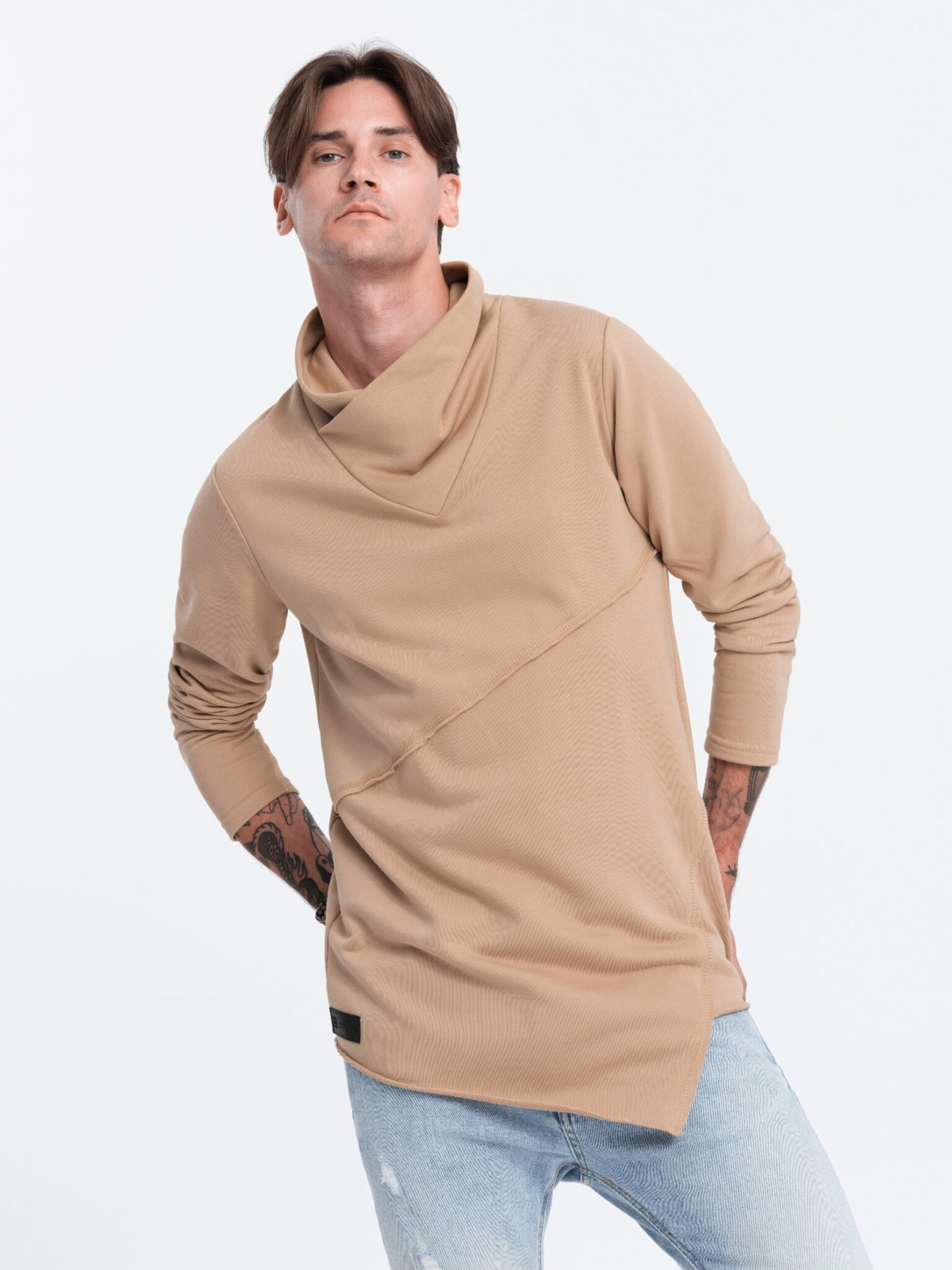 Ombre Clothing Melegítő felső Bézs - Pepit.hu