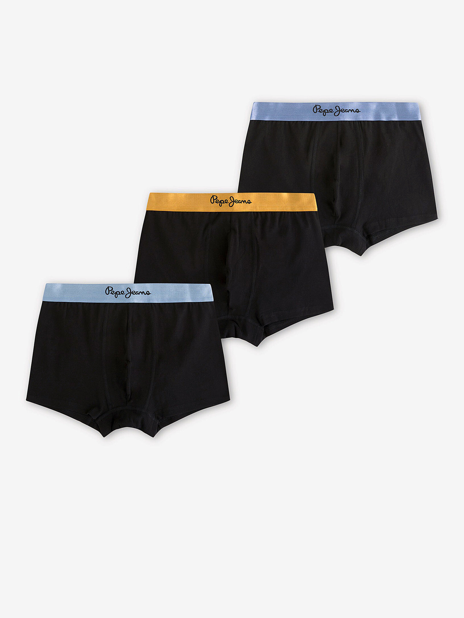 Pepe Jeans Elrod 3 db-os Boxeralsó szett Fekete - Pepit.hu