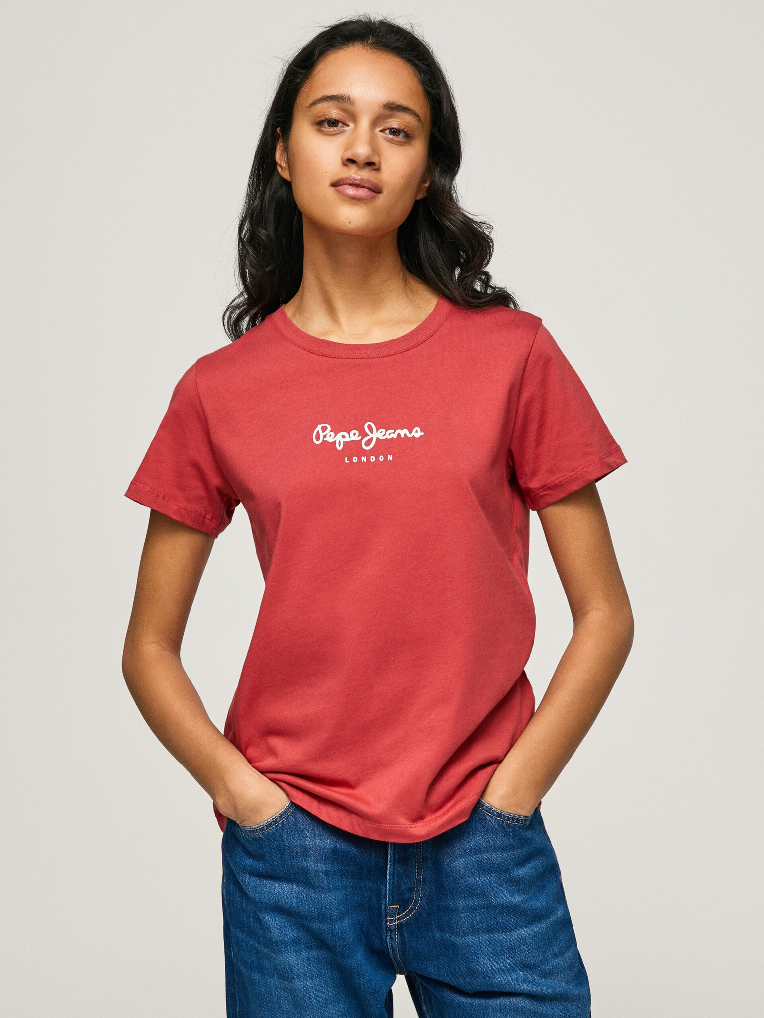 Pepe Jeans Póló Piros - Pepit.hu