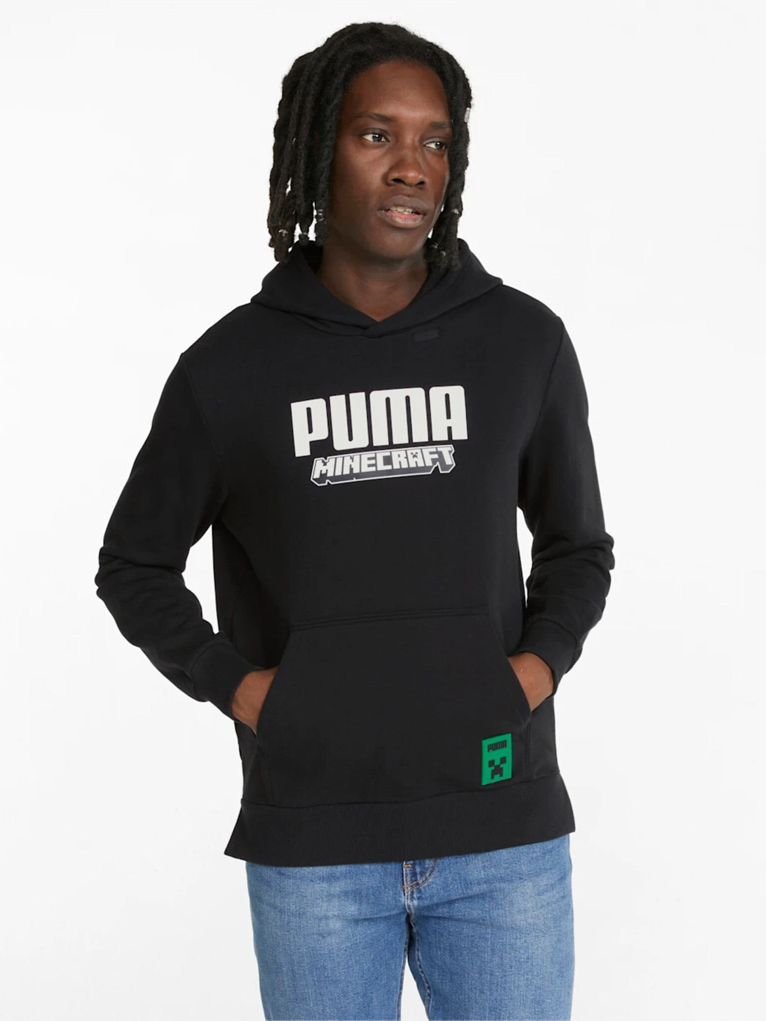 Puma x Minecraft Melegítő felső Fekete - Pepit.hu