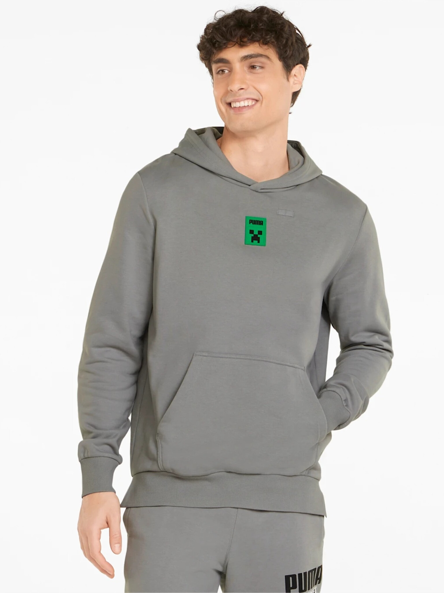 Puma x Minecraft Melegítő felső Szürke - Pepit.hu