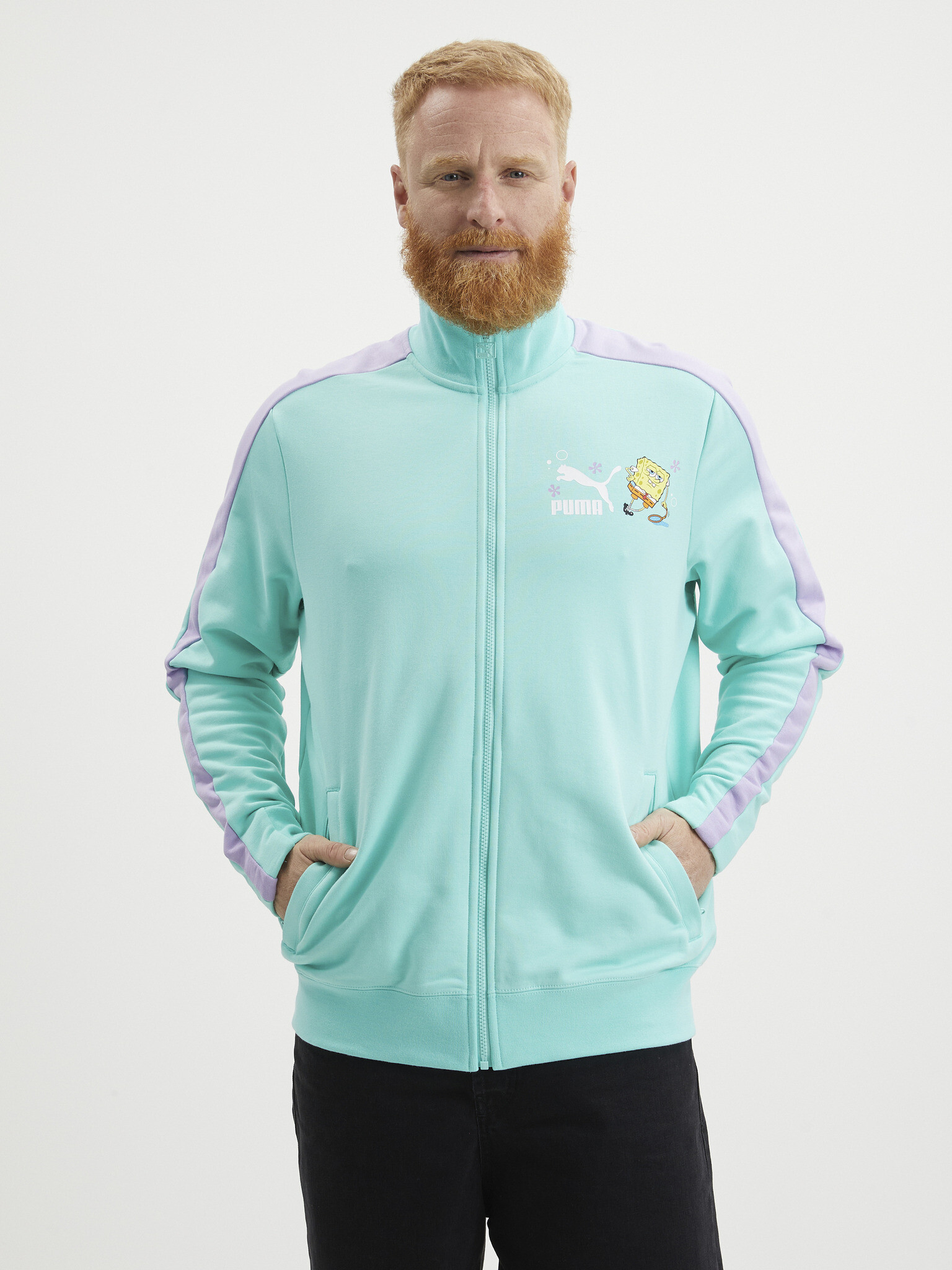 Puma x Spongebob Melegítő felső Zöld - Pepit.hu