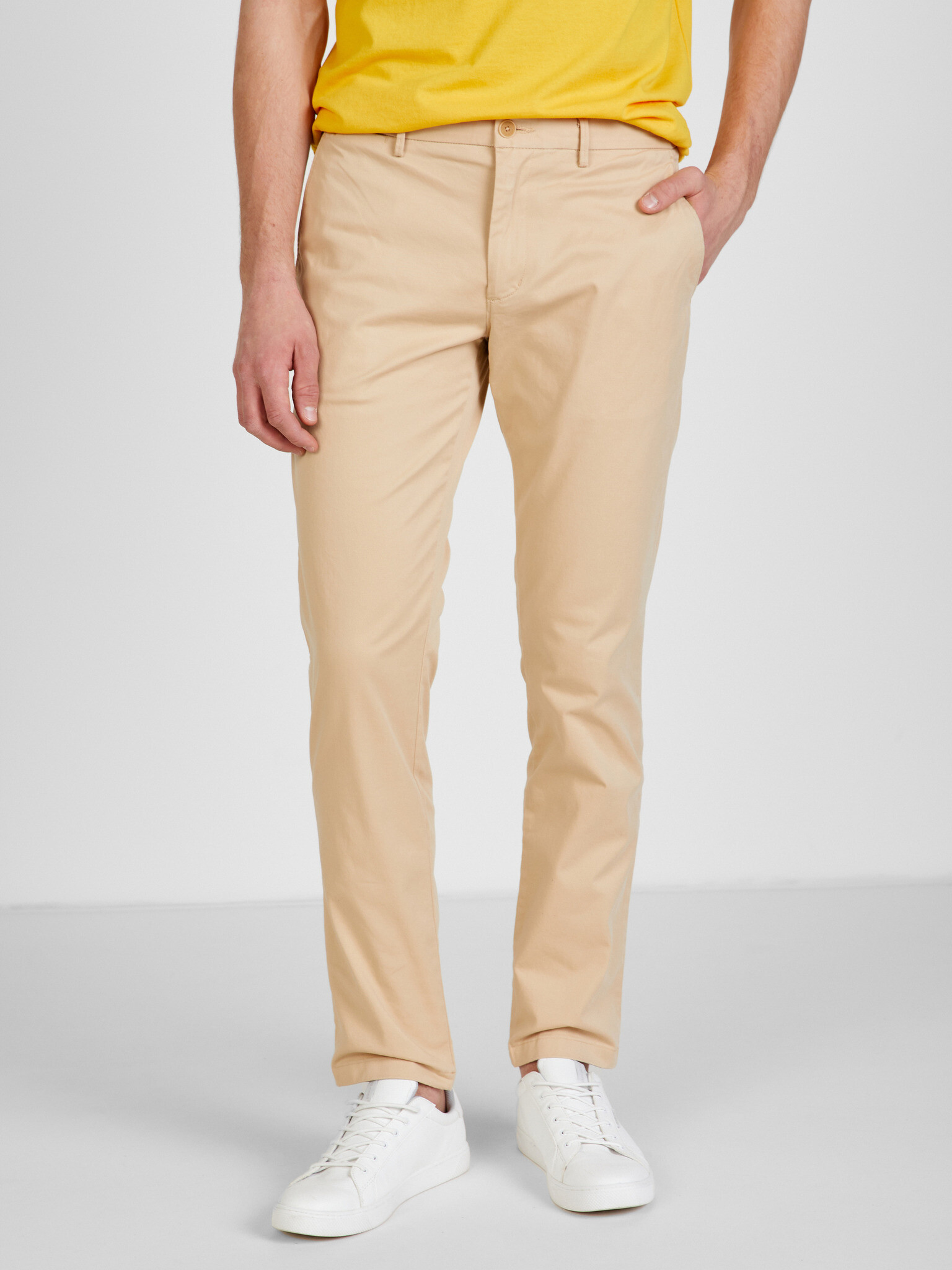 Tommy Hilfiger 1985 Bleecker Chino Nadrág Bézs - Pepit.hu