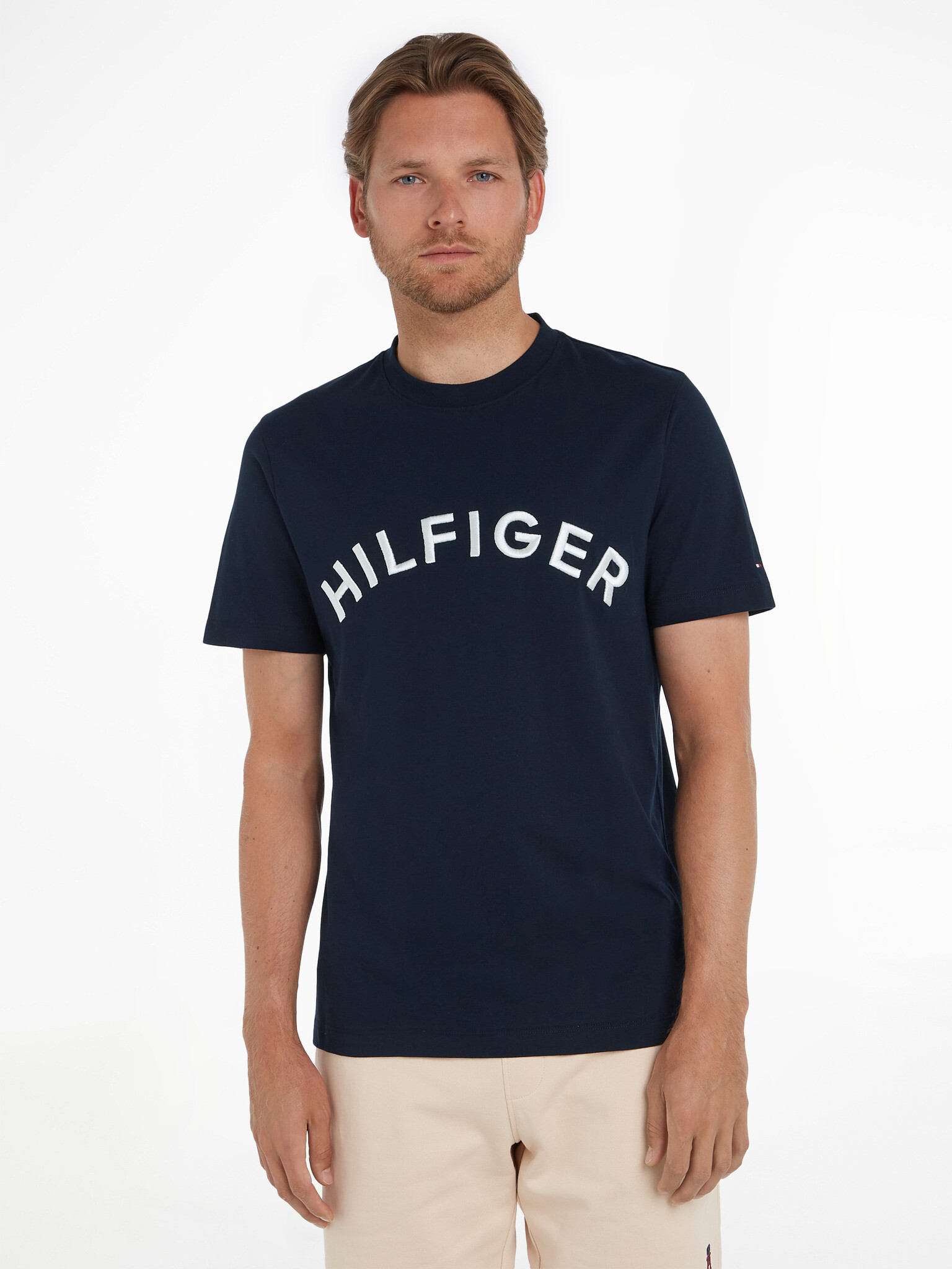 Tommy Hilfiger Arched Póló Kék - Pepit.hu