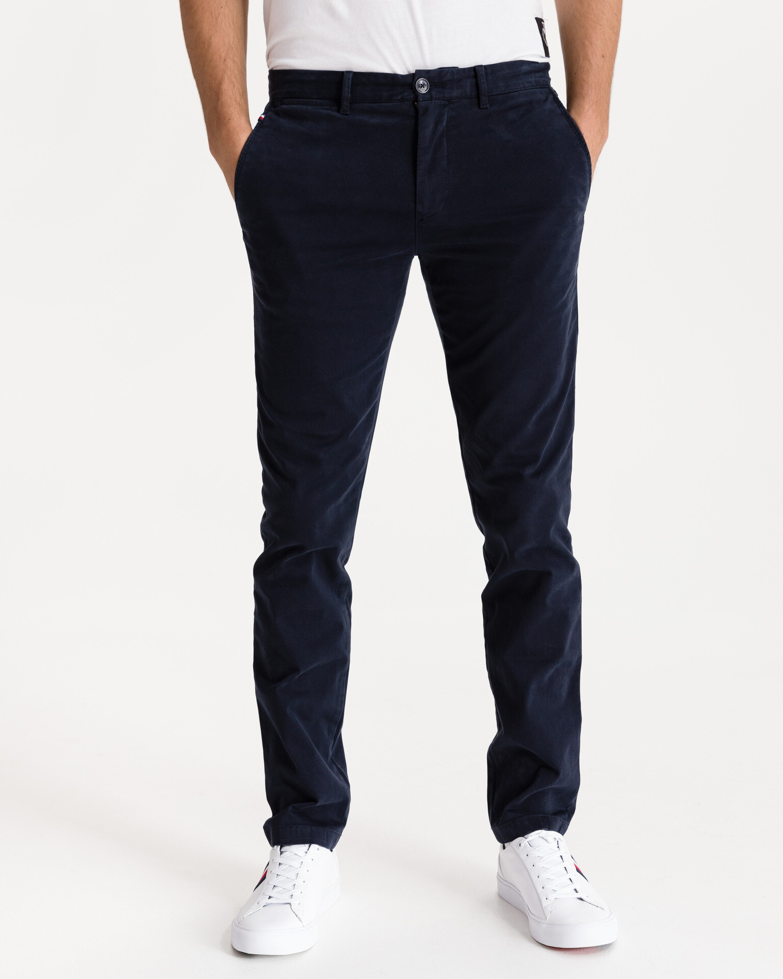 Tommy Hilfiger Bleecker Chino Nadrág Bézs - Pepit.hu