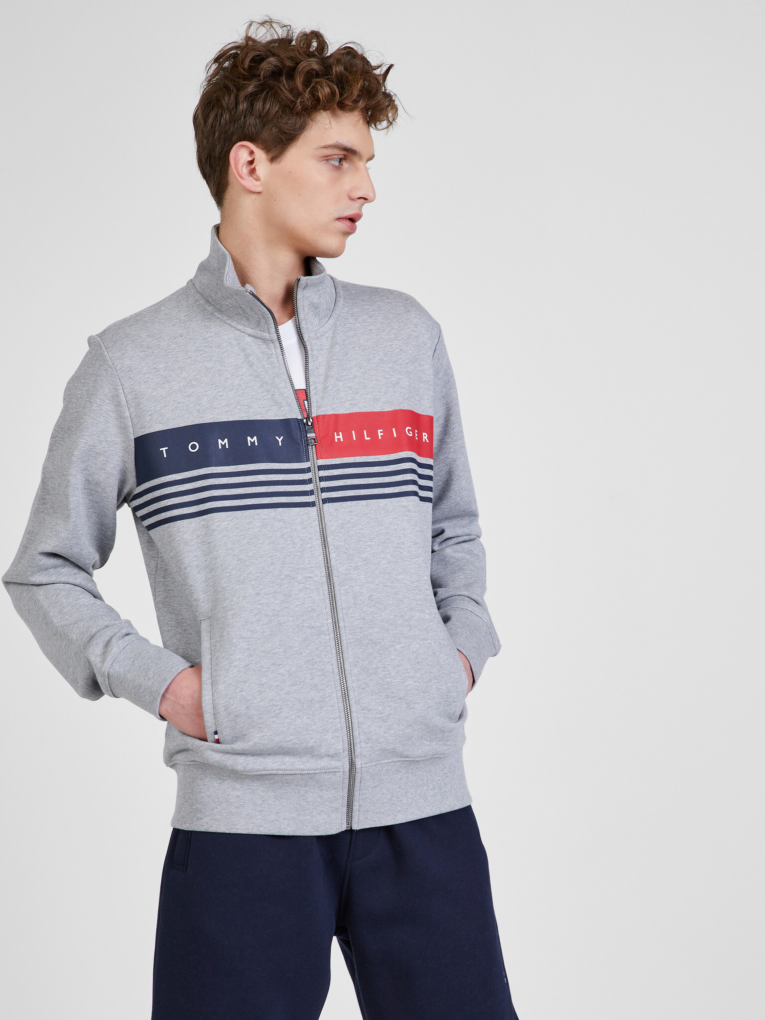 Tommy Hilfiger Melegítő felső Szürke - Pepit.hu