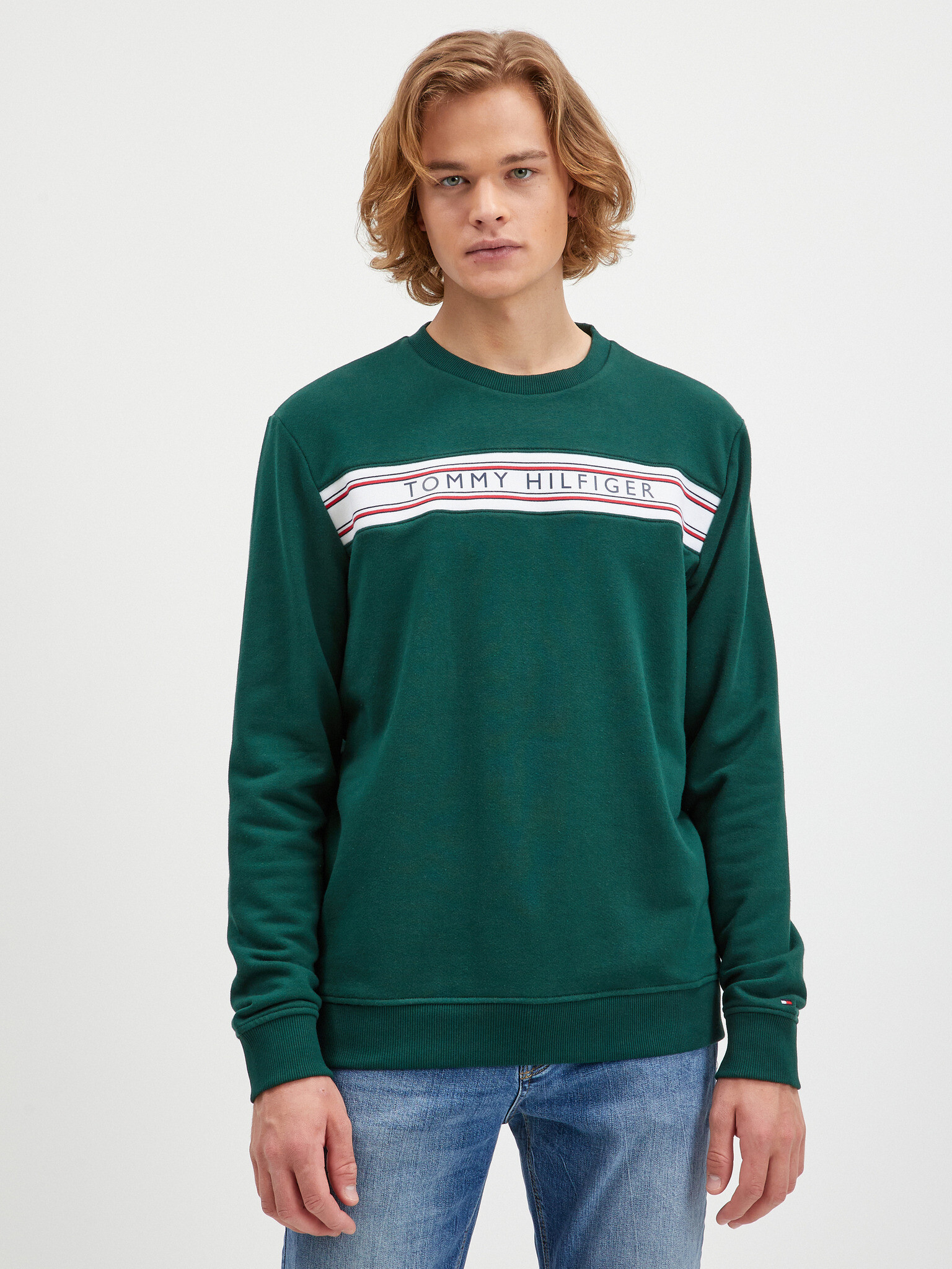 Tommy Hilfiger Melegítő felső Zöld - Pepit.hu