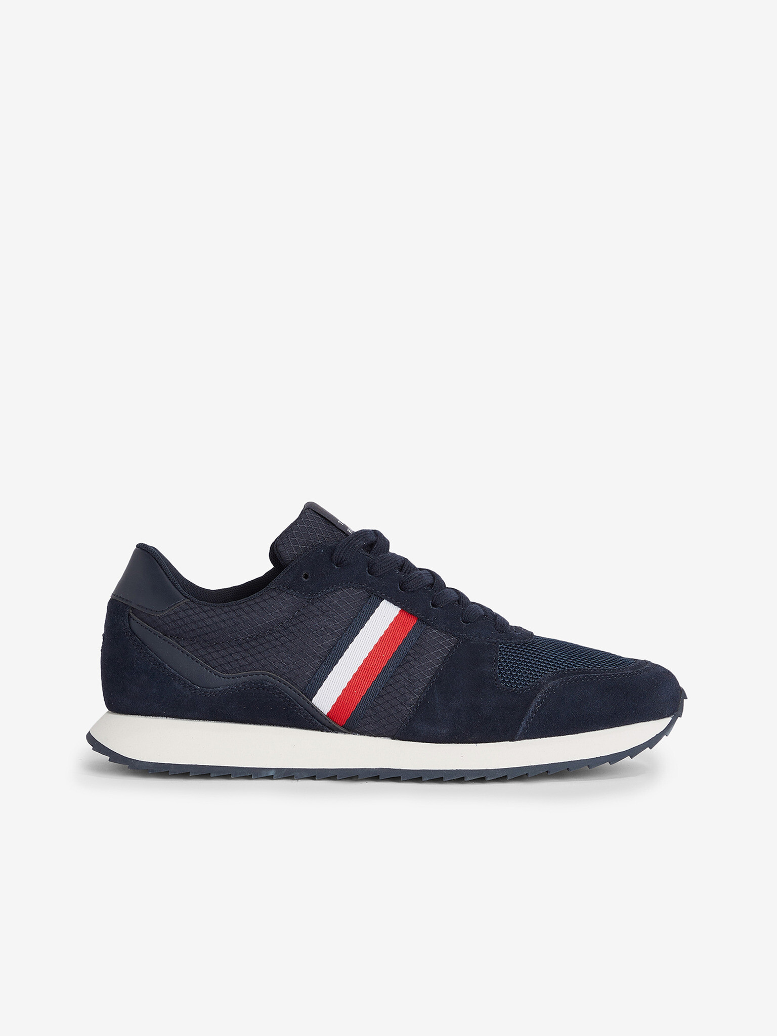 Tommy Hilfiger Runner Evo Mix Sportcipő Kék - Pepit.hu