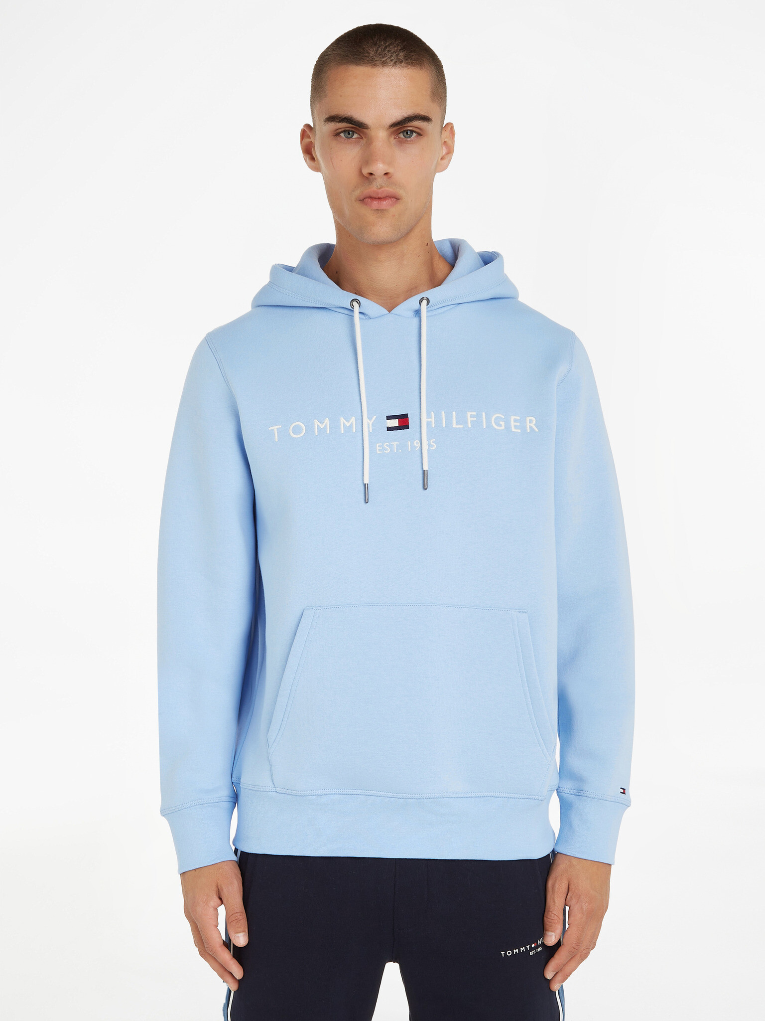 Tommy Hilfiger Tommy Logo Hoody Melegítő felső Kék - Pepit.hu