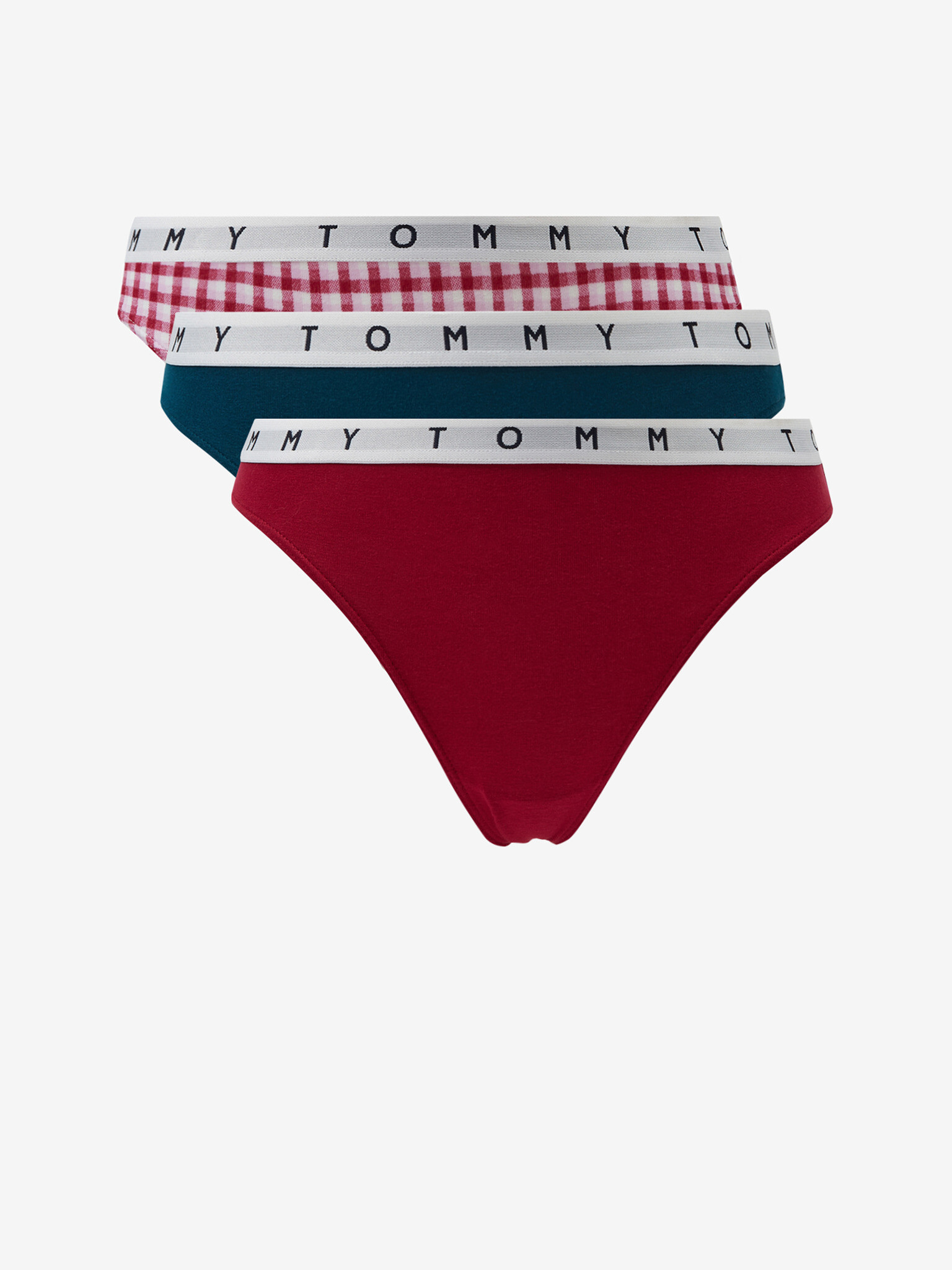 Tommy Hilfiger Underwear 3 db-os Bugyi szett Piros - Pepit.hu