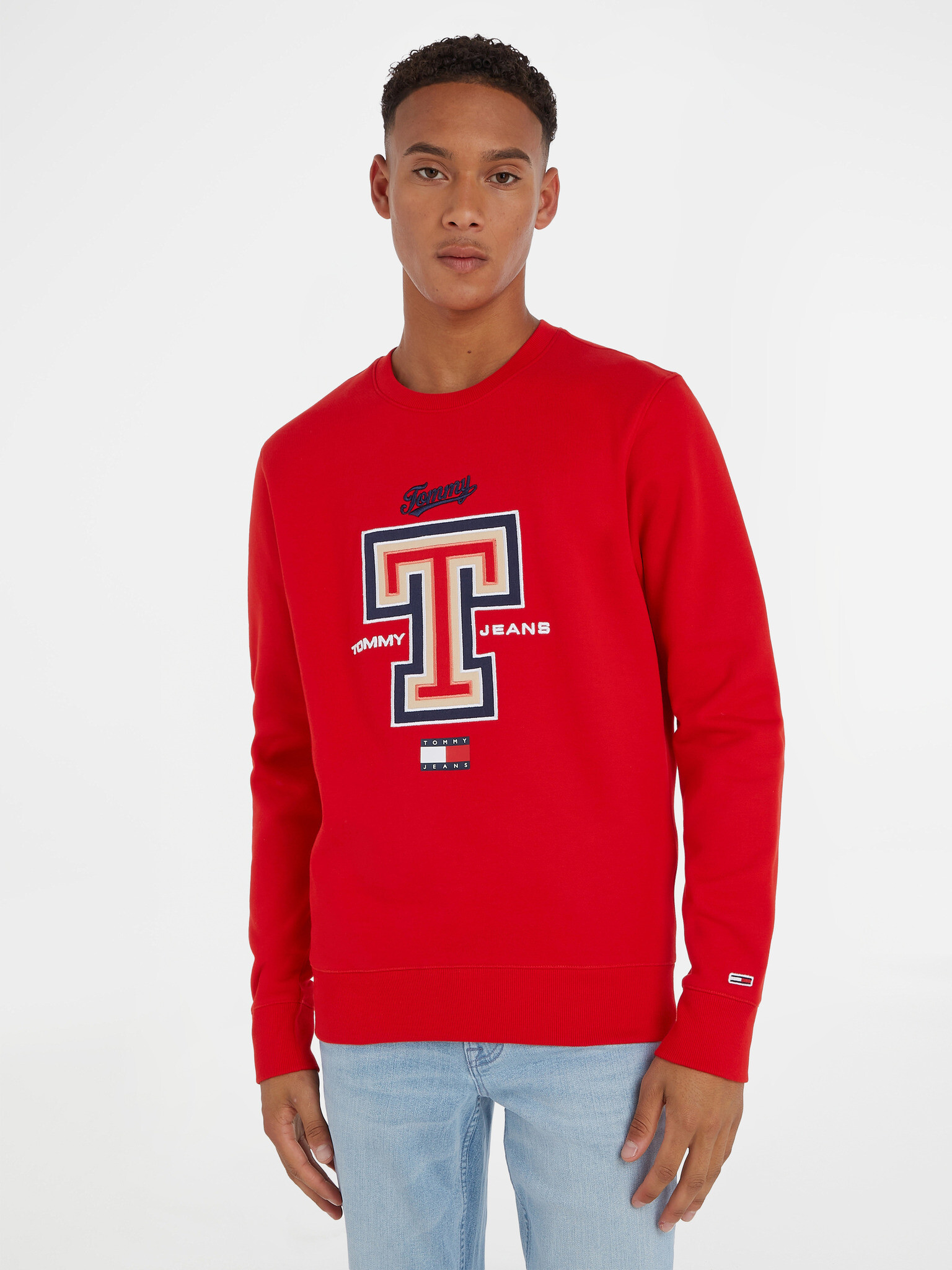 Tommy Jeans Modern Sport T Crew Melegítő felső Piros - Pepit.hu