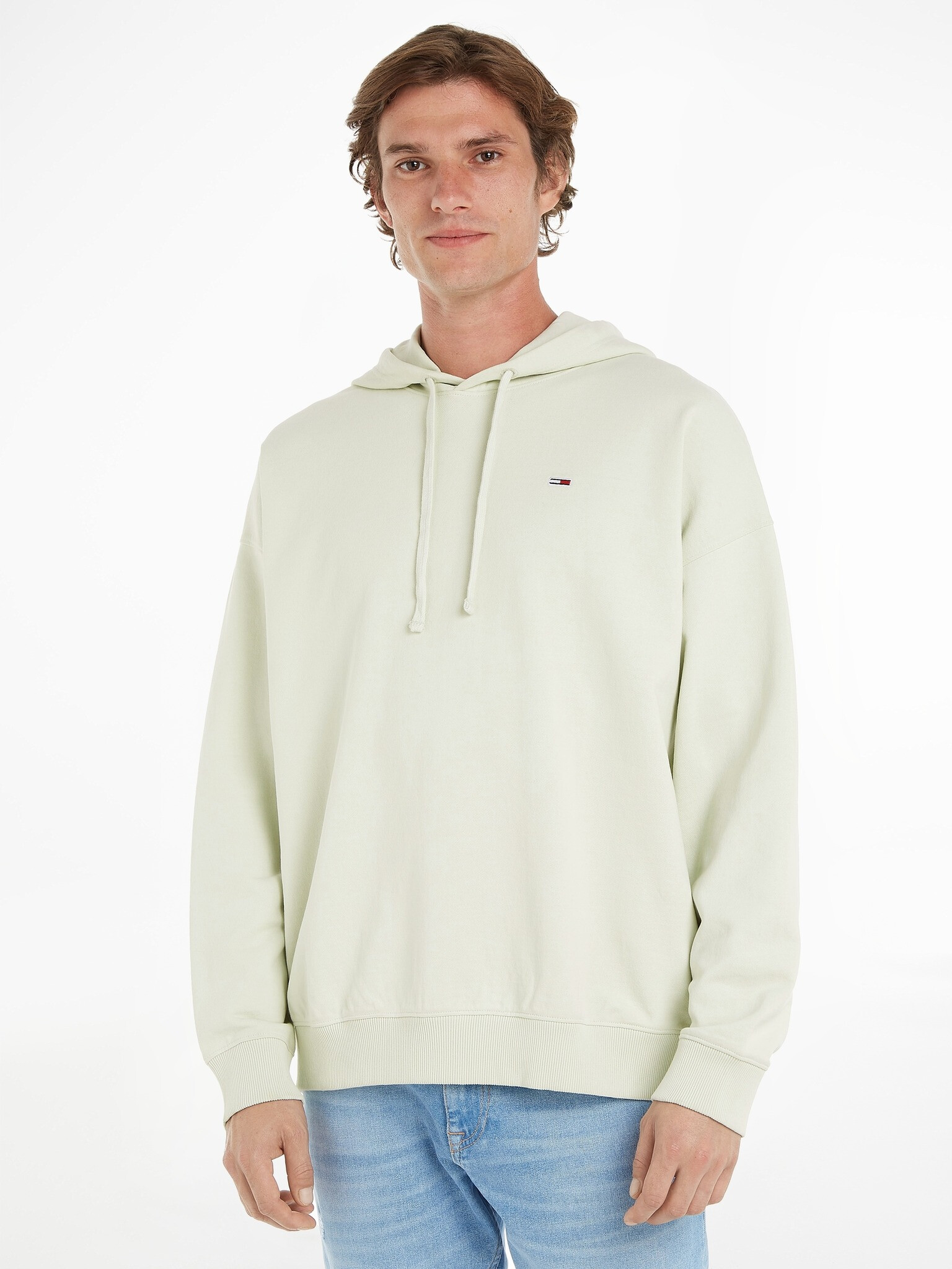 Tommy Jeans OVZ College Hoodie Melegítő felső Zöld - Pepit.hu